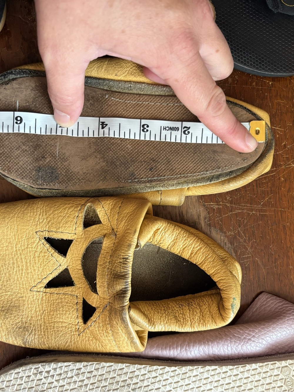 Starry Knight Designs Moccasins with soles added